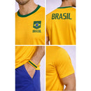 Camisa do Brasil Masculina da Copa Amarela Torcedor Seleção