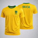 Camisa do Brasil Masculina da Copa Amarela Torcedor Seleção