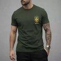 Camisa do Brasil Masculina Seleção Brasileira 100% Algodão Premium