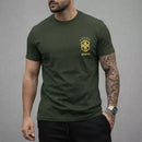 Camisa do Brasil Masculina Seleção Brasileira 100% Algodão Premium